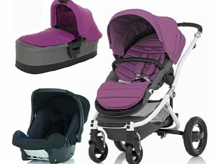 Britax Affinity 3 in 1 Travel System White/ Cool