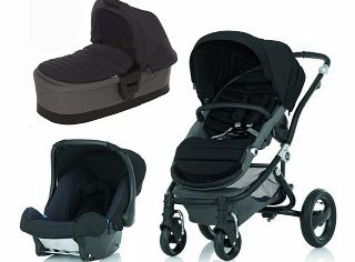 Britax Affinity Black 3 in 1 Travel System Black