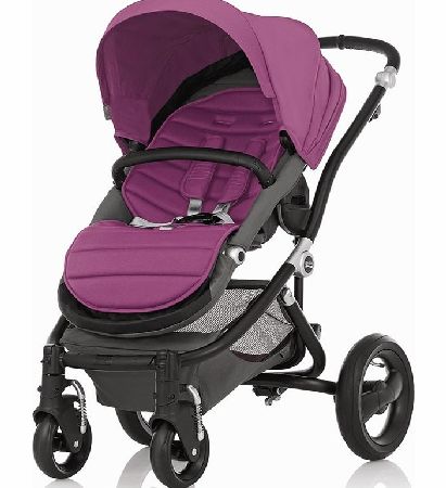 Britax Affinity Black Frame Pushchair Cool Berry