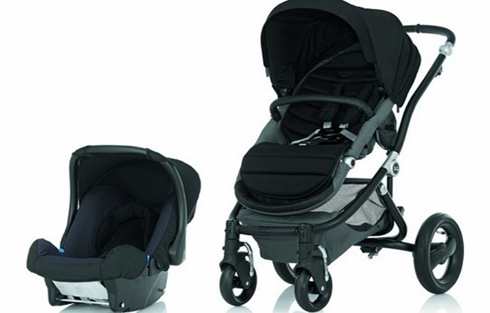 Britax Affinity Black Frame Travel System Black