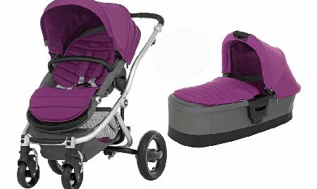 Britax Affinity Silver Frame Pram Cool Berry