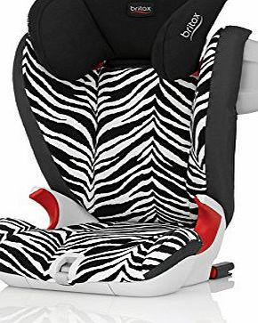 Britax KIDFIX SL SICT Group 2/3 4 - 12 Years High-Backed Booster Car Seat (Smart Zebra)