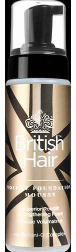 British Hair Volume Foundation Mousse 222ml