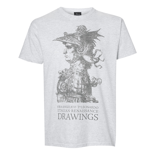 Da Vinci Bust of Warrior T-shirt