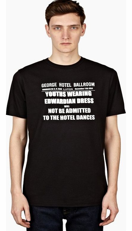 British Remains Mens Black Hotel T-Shirt