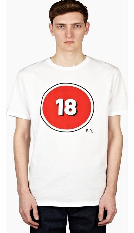 British Remains Mens White Eighteen T-Shirt