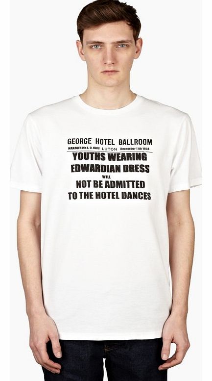 British Remains Mens White Hotel T-Shirt