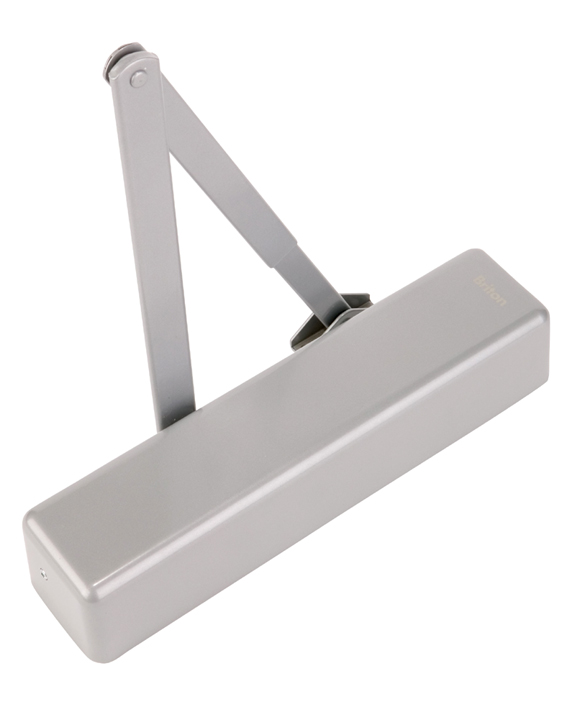 Briton 2-6 Size 2130BC E/SES Silver Door Closer