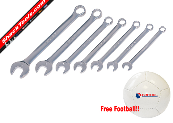 britool 7 Piece Metric Combination Wrench Set