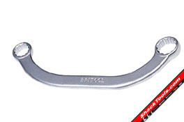 britool 9/16 X 5/8 Af Bi-Hex Curved Ring Spanner