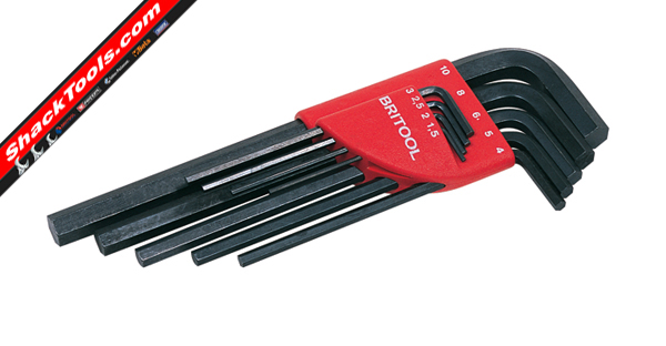 britool HKML9/C 9Pc MetricLg. Rh.Key Plastic Clip