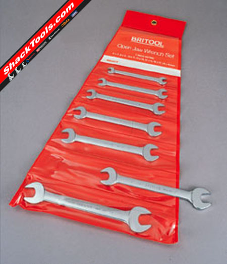 britool NB331T 7 Piece Metric Open Jaw Spanner Set