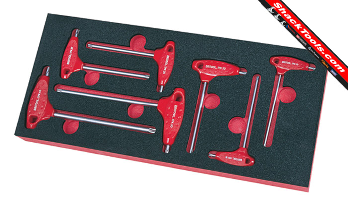 britool TPK8/TC 7 Piece Torx Power Key Set Tool