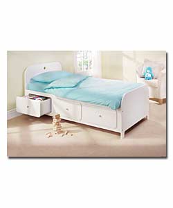 Brittany Single Bed with Deluxe Mattress