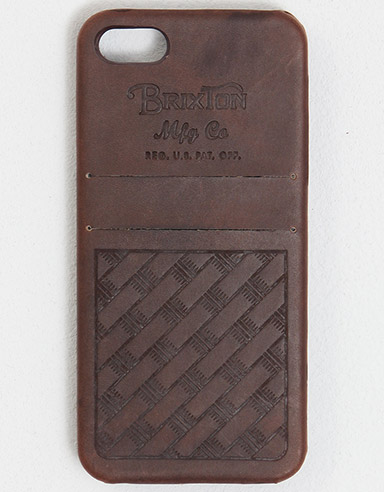 Brixton Crate Leather iPhone case