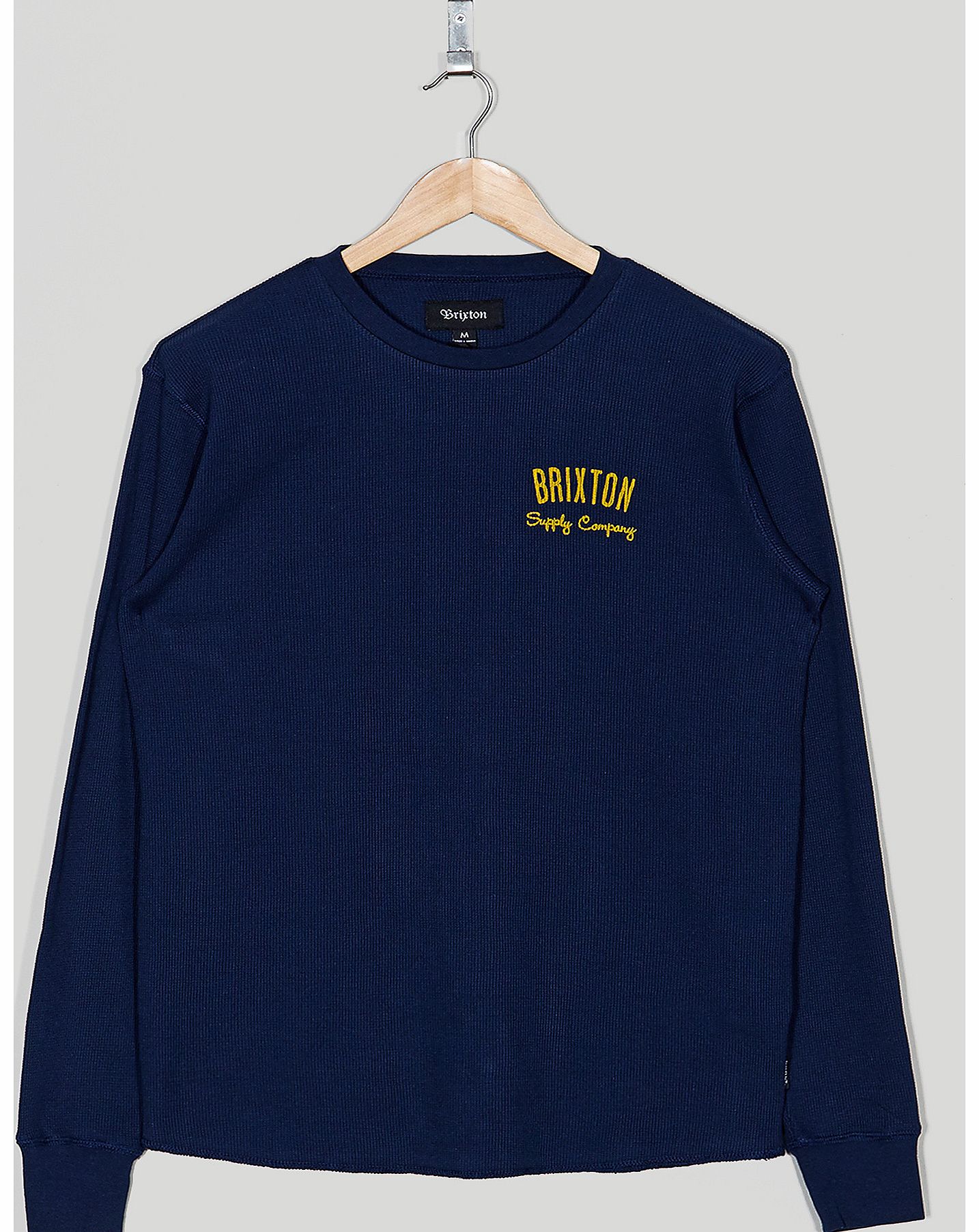 Brixton Driven Long Sleeve Waffle T-Shirt