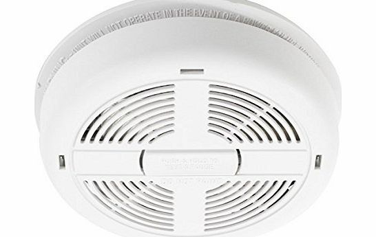 BRK Set of 2 x BRK 670MBX Hard Wired Mains Ionisation Smoke Alarms with 9V Alkaline Backup   FREE LED Wind up Torch