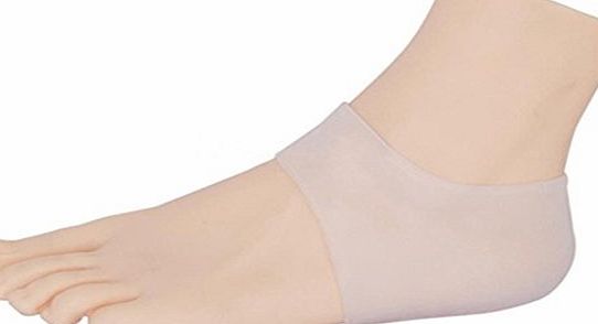 Broadfashion 2x Moisturizing Silicone Gel Heel Socks Cracked Foot Skin Care Protector