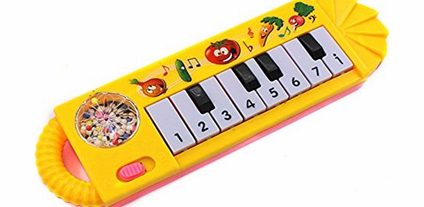 Broadfashion Popular 0-7age Baby Kid Piano Music Developmental Cute Toy (Random Colour)