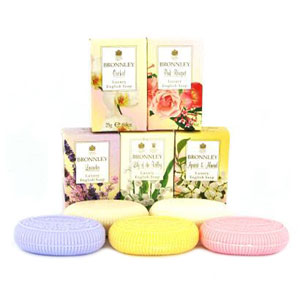 Bronnley Christmas Luxury Soaps 5 x 25g