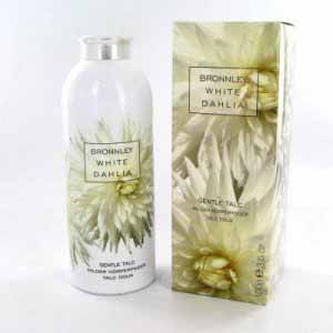 Bronnley White Dahlia Talcum Powder 100g