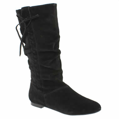 Bronx Karmel Slouch Whipstitch Boot