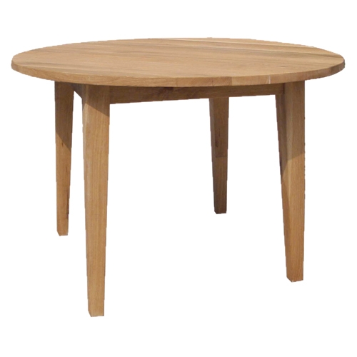 Brooklyn Contemporary Oak Round Dining Table -