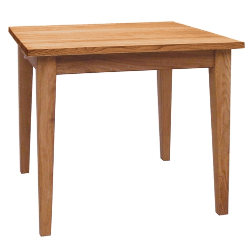 Contemporary Oak Square Dining Table -