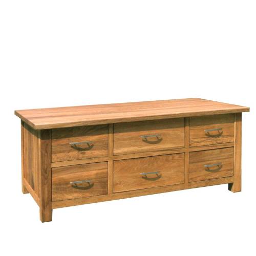 Brooklyn oak 6 Drawer Coffee Table 250.014