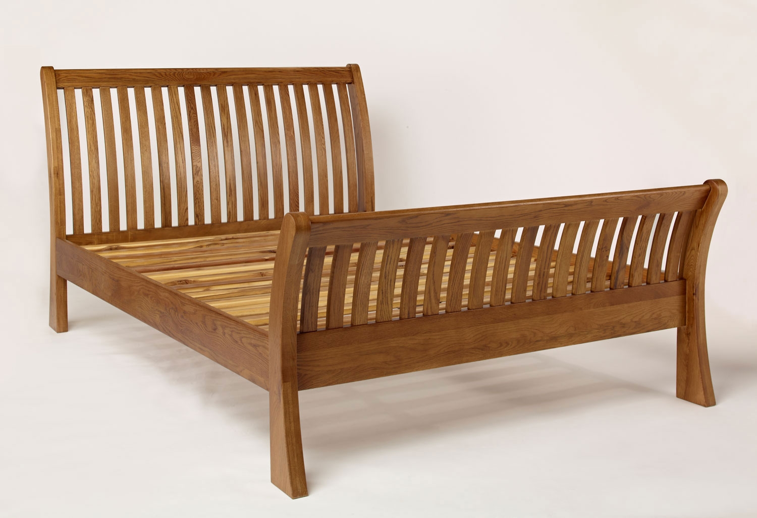 Brooklyn Rustic Oak Kingsize Bed