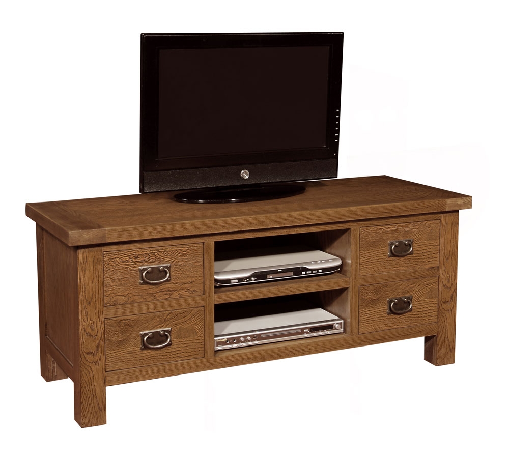 Brooklyn TV Unit with Shelf and 4 Drawers