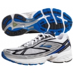 Brooks Mens Adrenaline GTS 7 Running Shoe White/Black/Blue