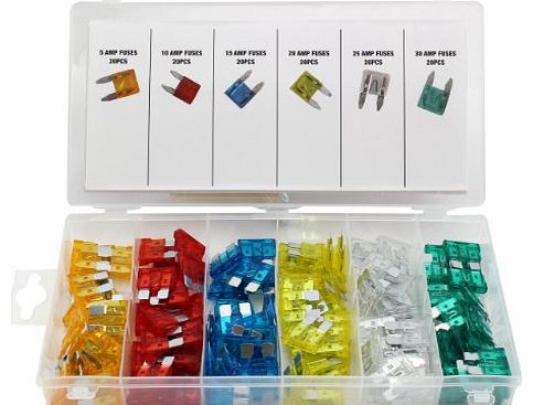 Brookstone Blade Fuse Set (120 Pieces)