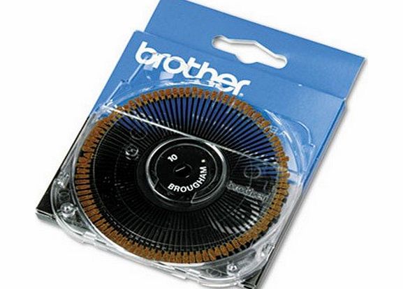 BROTHER Brougham 10-Pitch Cassette Daisywheel for Brother Typewriters, Word Processors
