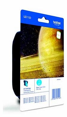 Brother LC1100C Standard Ink Cartridge - Cyan