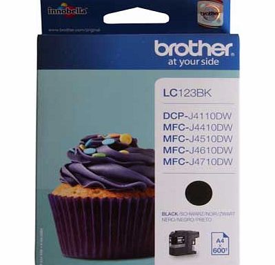 Brother LC123BK Ink Cartridge - Black