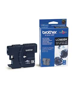 Brother LC980 Single Black Ink Cartridge