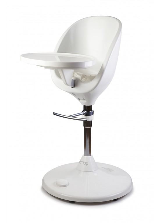 Brother Max White Scoop Highchair