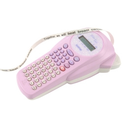 Brother P-Touch 1000 Pink Handheld Lettering