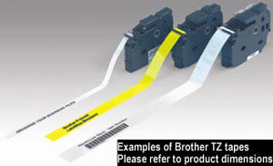 Brother P-touch TZ Label Tape 24mmx8m Black on