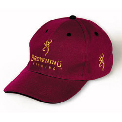 browning Cap in burgundy and black