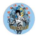 Bruce Lee Faces Button Badges