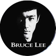 Bruce Lee Portrait Button Badges