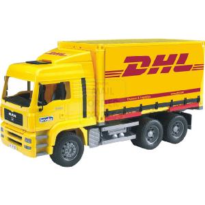 Bruder MAN Truck Tilt Sided Container DHL