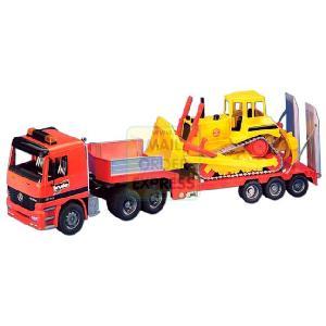 Bruder MB Low Loader and Bulldozer