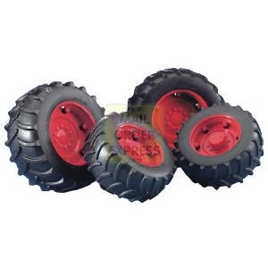 Bruder Top Pro Series Twin Tyres Orange Rims Series 03000