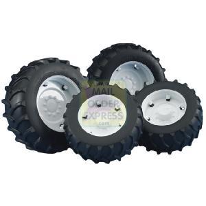 Bruder Top Pro Series Twin Tyres White Rims Series 03000