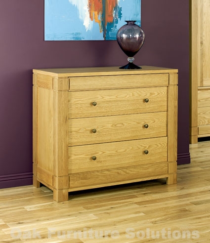 3 + 1 Drawer Wide Chest