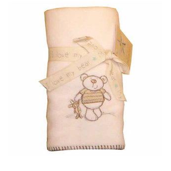 I Love My Bear Pram Fleece