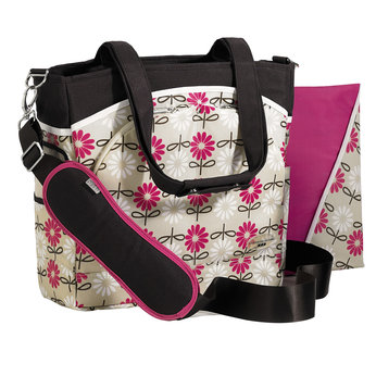 JJ Cole Mode Tote Bag - Pink Daisy